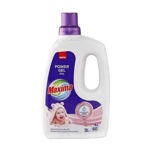 Течен перилен препарат за бебешки дрехи Sano Power Gel Baby 60 пранета