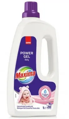 Течен перилен препарат за бебешки дрехи Sano Power Gel Baby 20 пранета