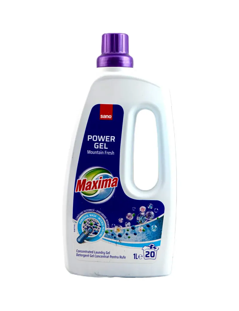 Течен перилен препарат Sano Power Gel Mountain Fresh 20 пранета