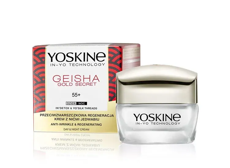 Крем против бръчки с регенериращ ефект 55 + Yoskine Geisha Gold Secret 50 ml.