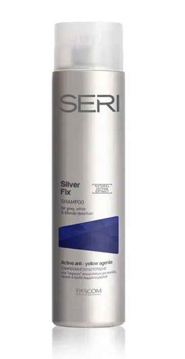 Шампоан за руса коса с анти-жълт матиращ ефект Seri Silver Fix 300 ml.