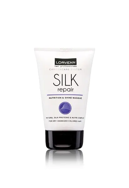 Маска с коприна за суха и изтощена боядисана коса Lorvenn 100 ml.