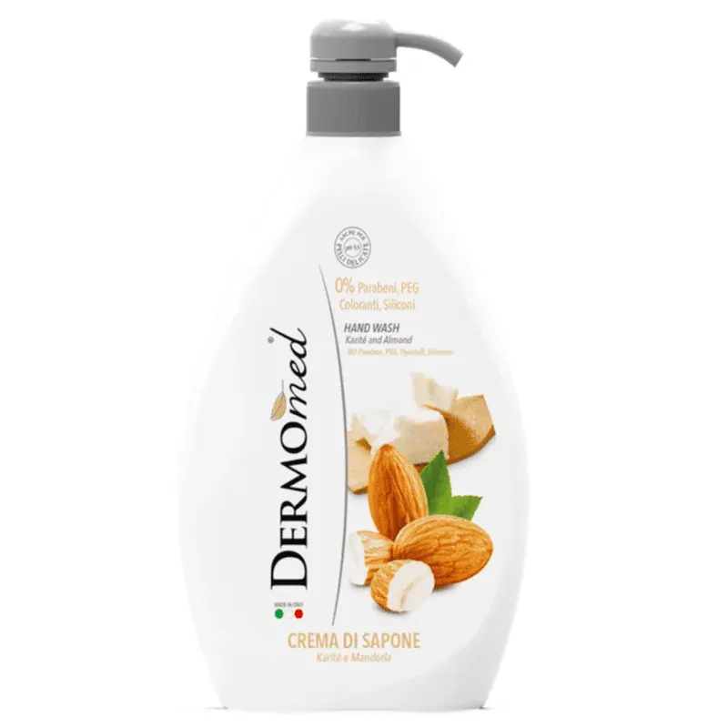 Течен сапун Dermomed Карите и бадем 1000 ml.