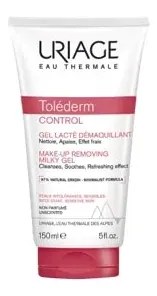 Uriage Tolederm Control млечен гел за премахване на грим 150 мл.