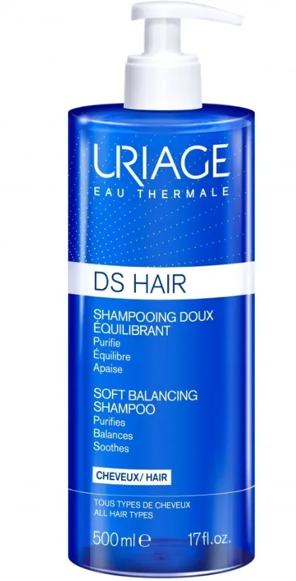 Uriage DS Hair нежен балансиращ шампоан 500мл.