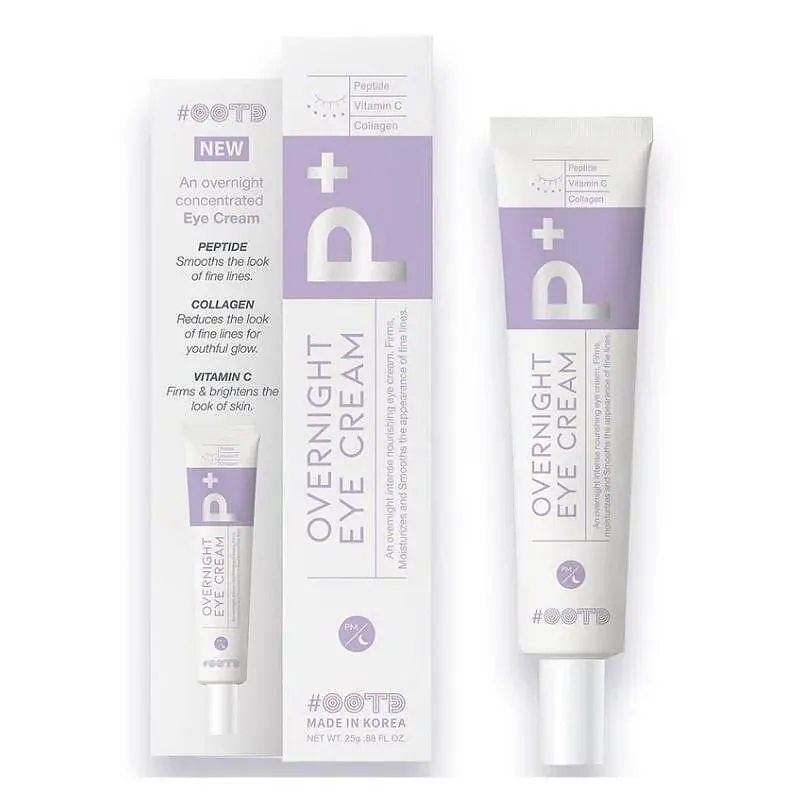 Нощен околоочен крем с Пептиди и Колаген OOTD Overnight Eye Cream P+ 25 гр.