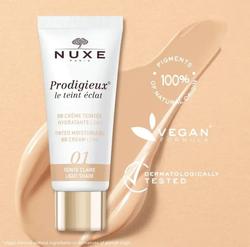 Nuxe Prodigieux Хидратиращ ВВ крем 01 Light Shade 30 мл.