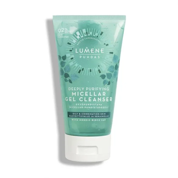 Мицеларен дълбоко почистващ и матиращ гел Lumene Puhdas 150 ml.