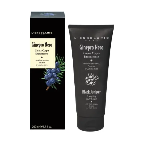 Енергизиращ крем за тяло Lérbolario Черна хвойна 200 ml.