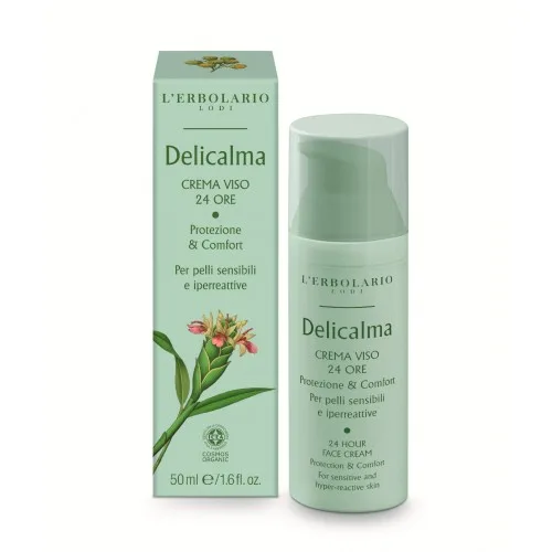 Крем за лице за чувствителна кожа Lérbolario Деликалма 50 ml.
