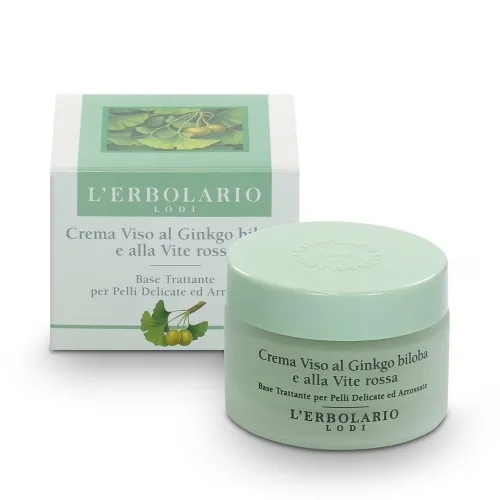 Крем за лице с гинко билоба Lérbolario Без зачервяване 50 ml.
