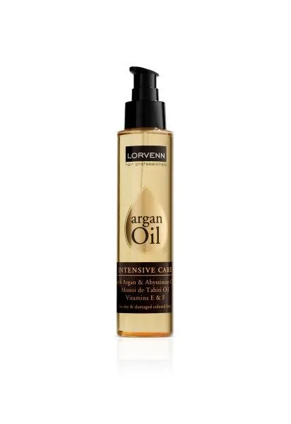 Подхранващо масло с арган за суха и изтощена коса Lorvenn 125 ml.