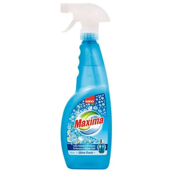 Спрей омекотител за сушилня с парфюм Sano Maxima Ultra Fresh 750 ml.