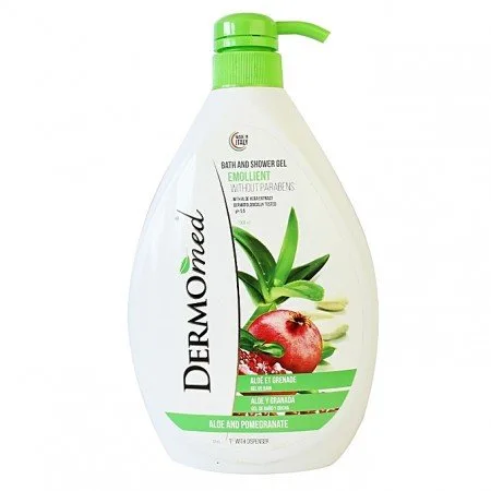 Течен сапун Dermomed Алое и нар 1000 ml.