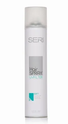 Лак за коса с UV филтър за нормална фиксация и дълготраен ефект Seri Soft 400 ml.