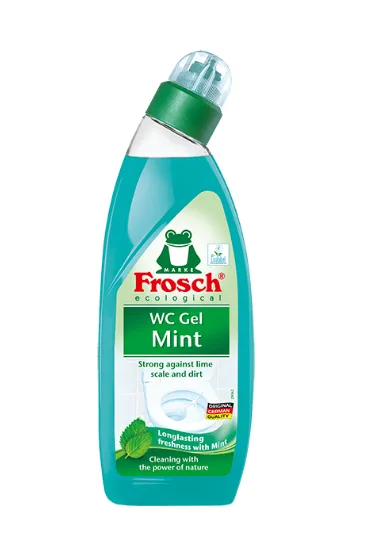 Гел за почистване на тоалетни Frosch Мента 750 ml.