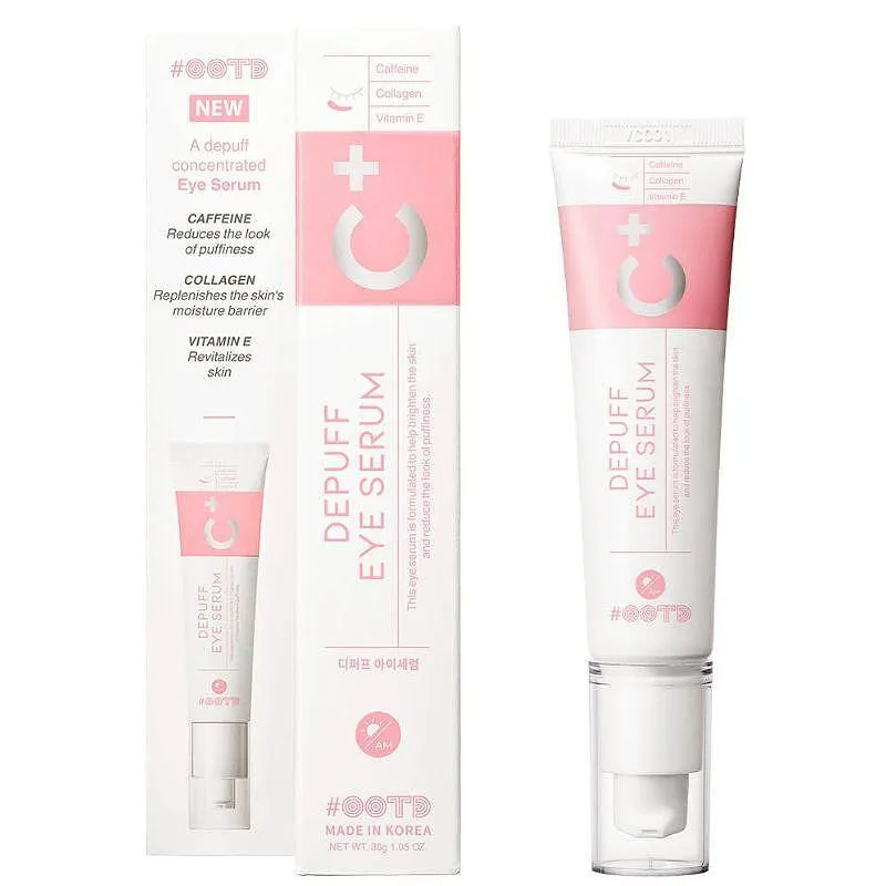 Околоочен серум против подути клепачи и торбички под очите с Кофеин OOTD Depuff Eye Cream C+ 30 гр.