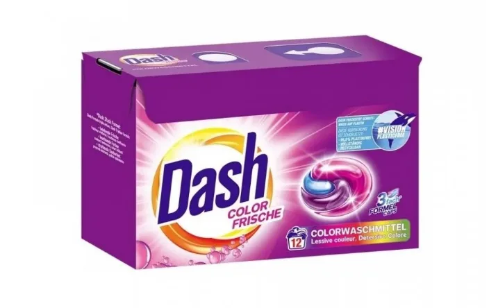 Dash Color Frische Капсули 3в1 за пране на цветни дрехи , 12 бр.