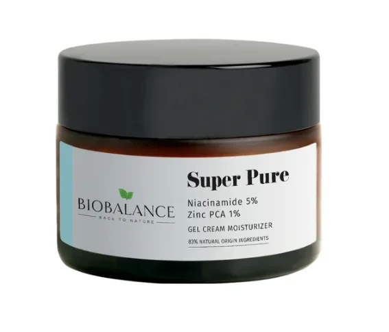 Biobalance Супер пречистващ гел-крем за лице с ниацинамид и цинк 50 мл.