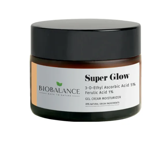 Biobalance Озаряващ супер гел-крем за лице с Витамин С и Ферулова киселина 50 мл.