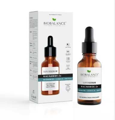 Biobalance Супер серум против петна и белези от акне с Ниацинамид и Цинк 30 мл.